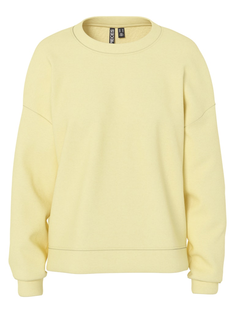 PCCHILLI LS LOOSE SWEAT - French Vanilla