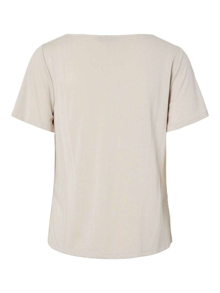 PCANORA SS SLIT TOP - Silver Lining