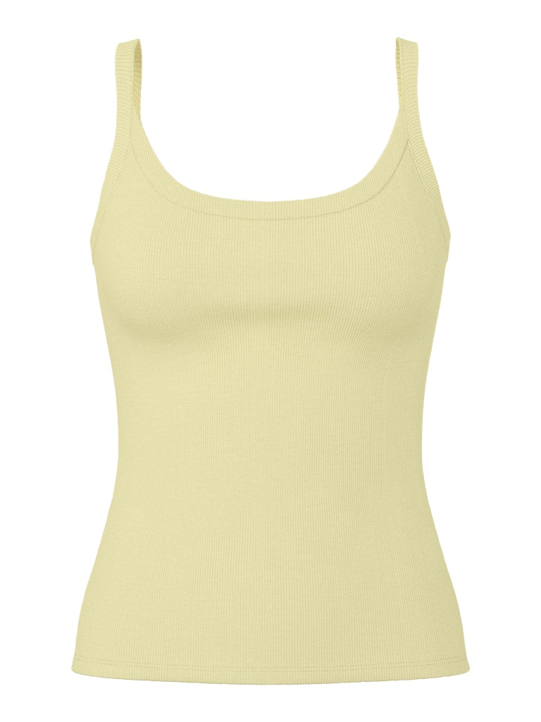 PCMAY STRAP TOP - French Vanilla