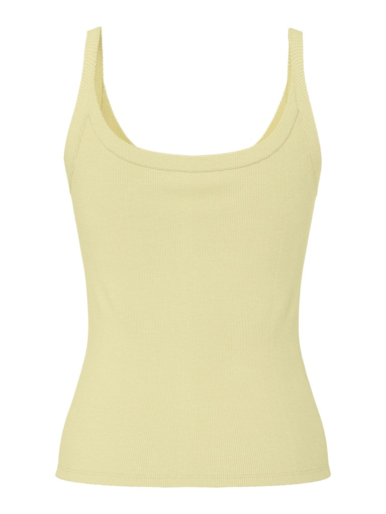 PCMAY STRAP TOP - French Vanilla