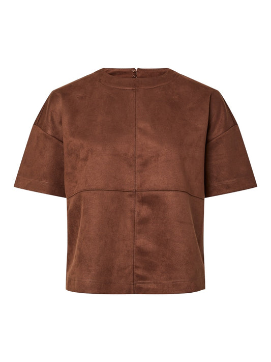 PCGERTU SS BOXY TEE - Downtown Brown