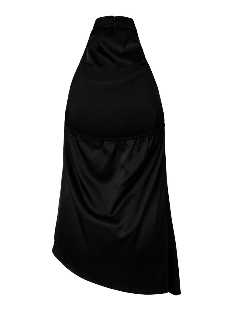PCFESTA HALTERNECK SATINTOP - Black