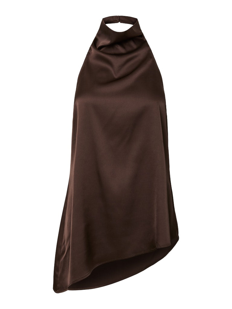 PCFESTA HALTERNECK SATINTOP - Hot Fugde