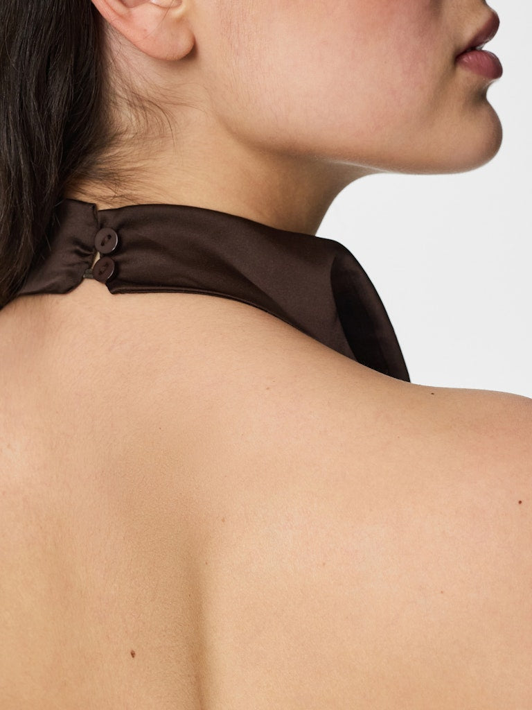 PCFESTA HALTERNECK SATINTOP - Hot Fugde