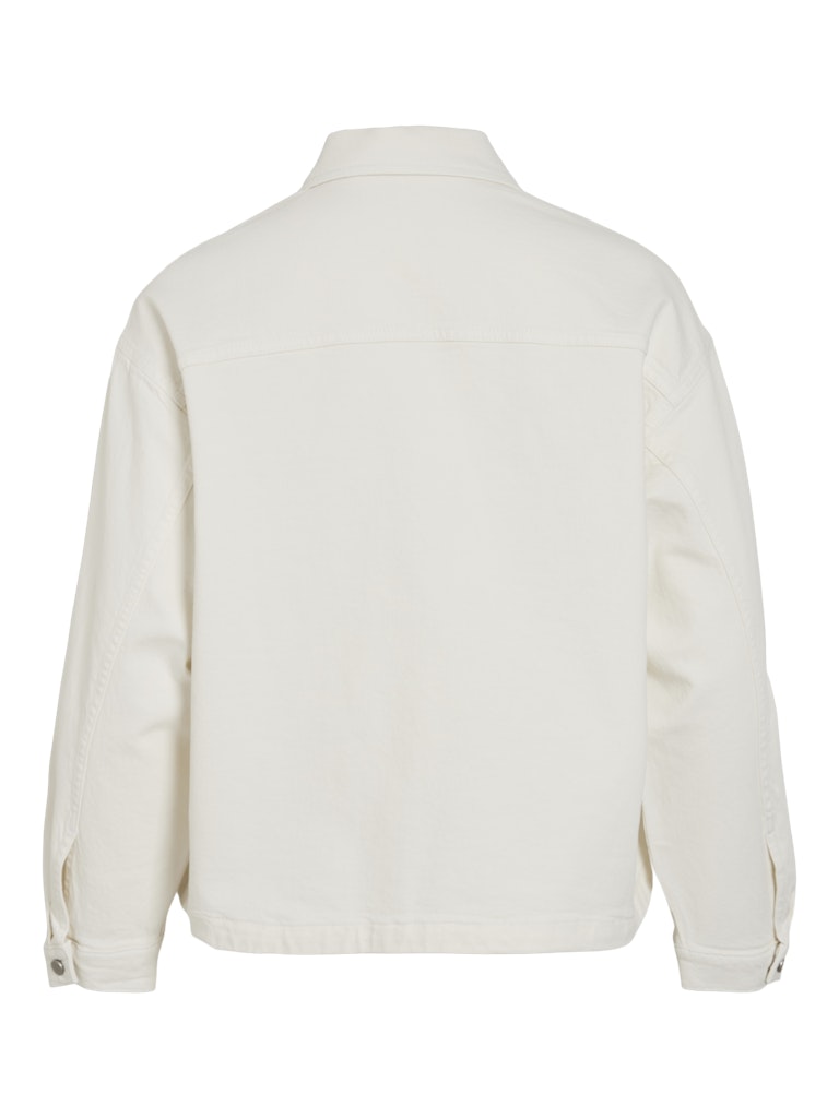 VIJAF L/S DENIM JACKET - Cloud Dancer