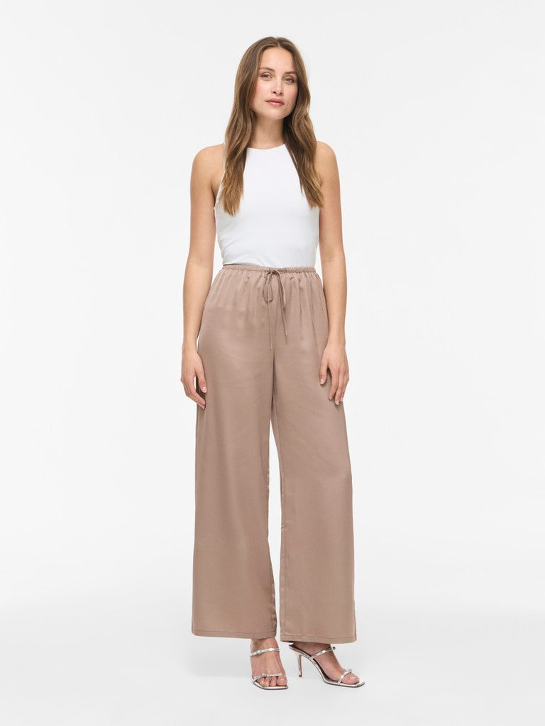 VIELLETTE WIDE STRING PANTS - Moonlight