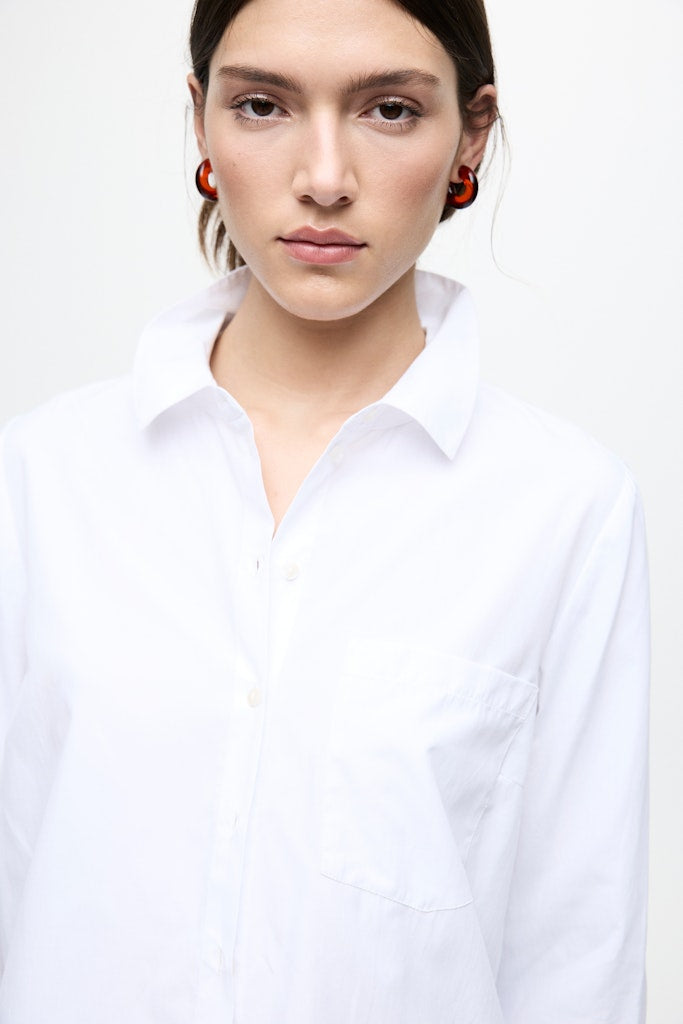 VIDARMA L/S REGULAR SHIRT - Bright White