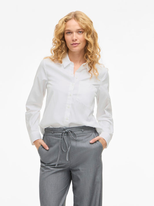 VIDARMA L/S REGULAR SHIRT - Bright White