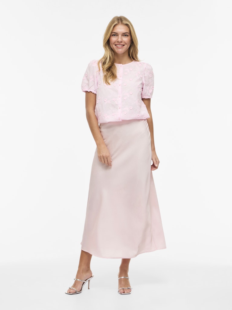 VIELLETTE HW MIDI SKIRT - Cherry Blossom