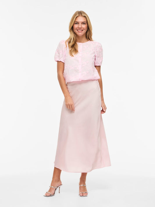 VIELLETTE HW MIDI SKIRT - Cherry Blossom
