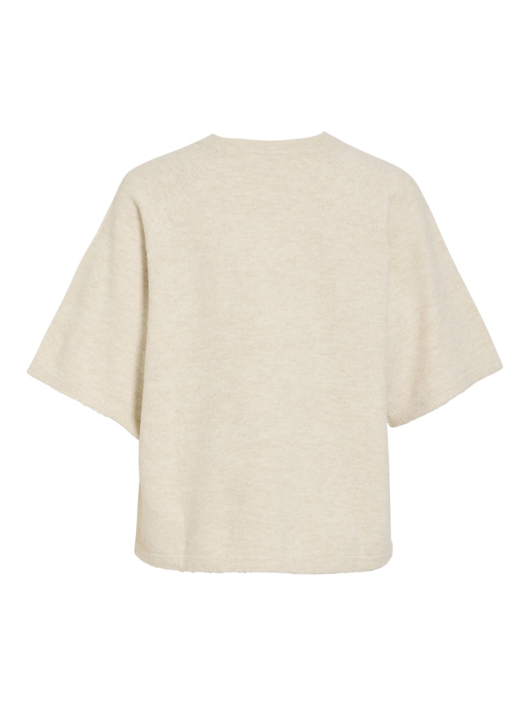 VILIGA 2/4 O-NECK KNIT TOP - Birch