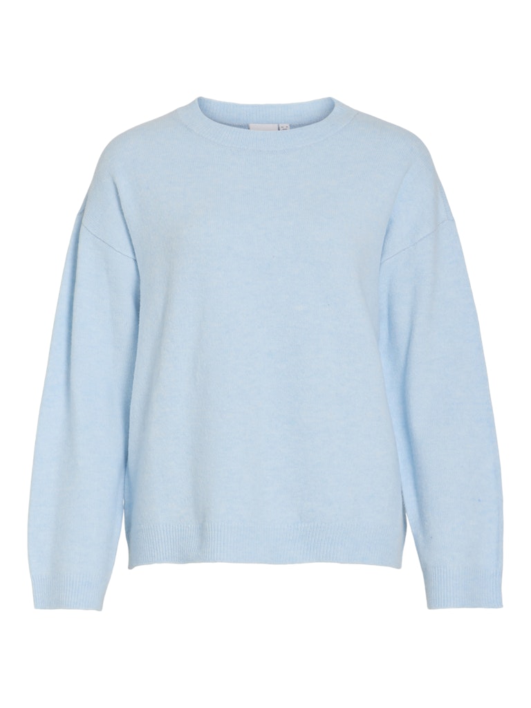 VILIGA L/S O-NECK KNIT TOP - Nantucket Breeze Melange