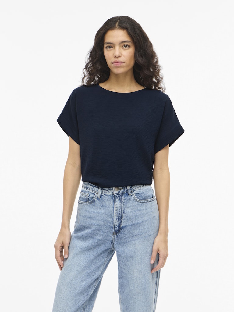 VIJOSA S/S TOP - Navy Blazer