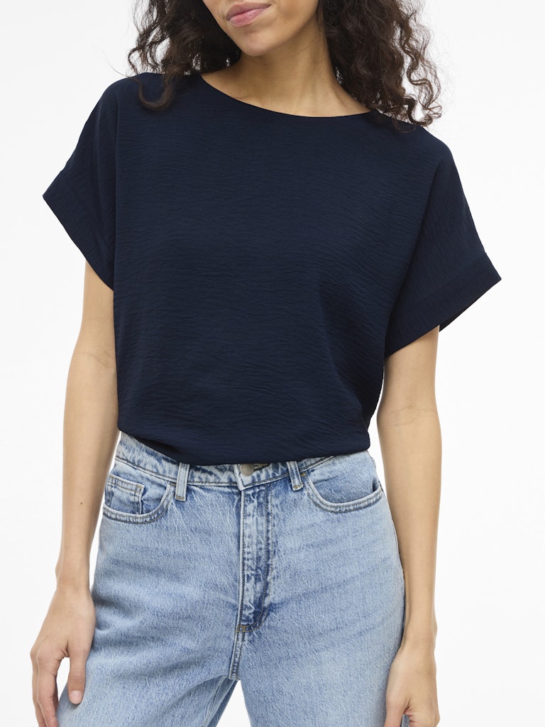 VIJOSA S/S TOP - Navy Blazer