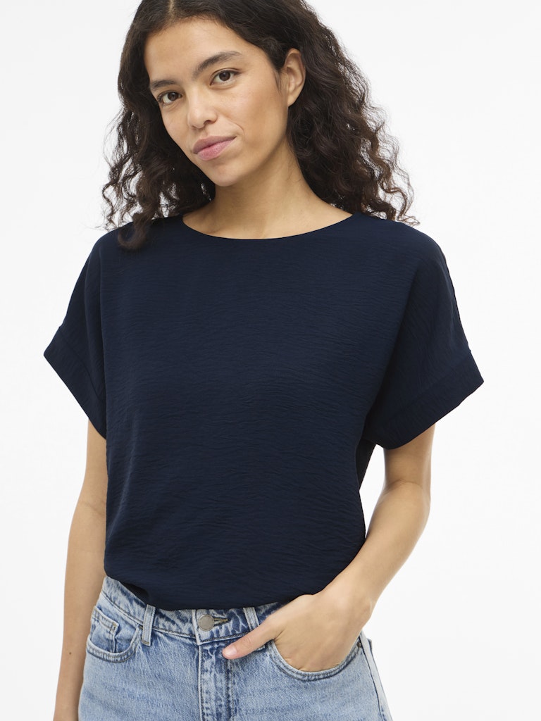 VIJOSA S/S TOP - Navy Blazer