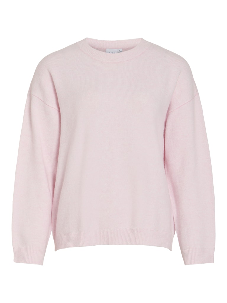 VILIGA L/S O-NECK KNIT TOP - Cherry Blossom Melange