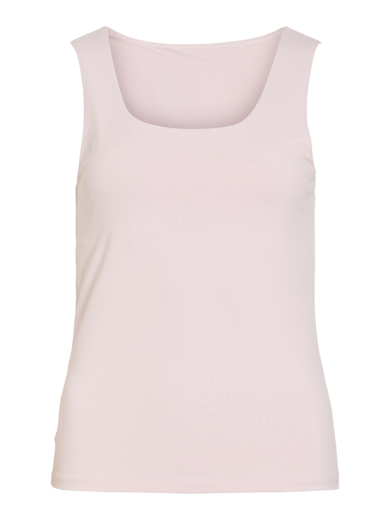 VIKENZA U-NECK S/L TANK TOP - Cherry Blossom