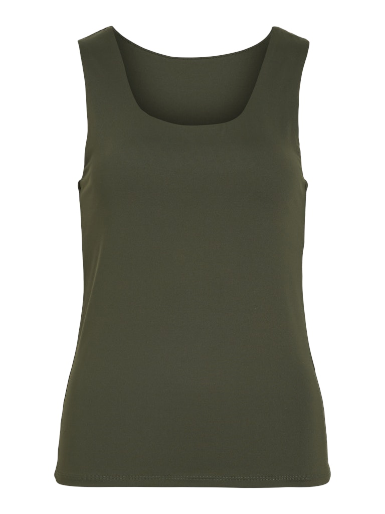 VIKENZA U-NECK S/L TANK TOP - Forest Night