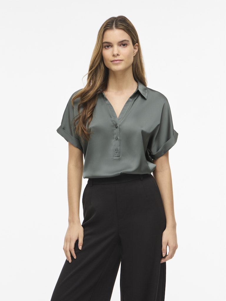 VIENNA RAVENNA S/S TOP - Balsam Green