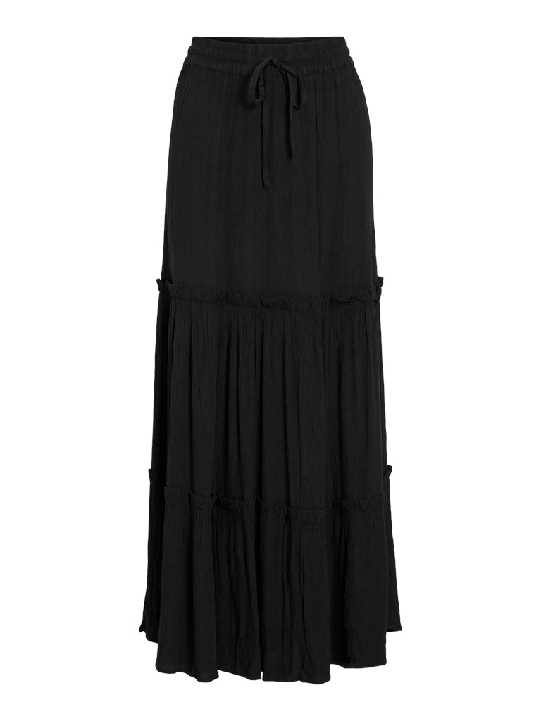 VIMESA HW MAXI SKIRT - Black