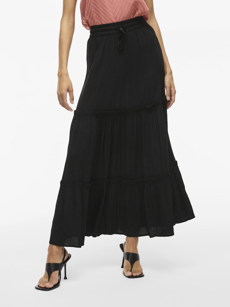 VIMESA HW MAXI SKIRT - Black