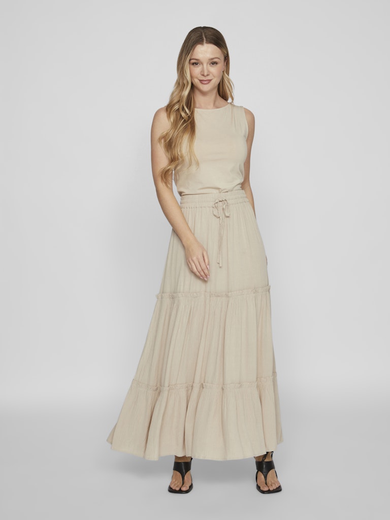VIMESA HW MAXI SKIRT - Feather Gray