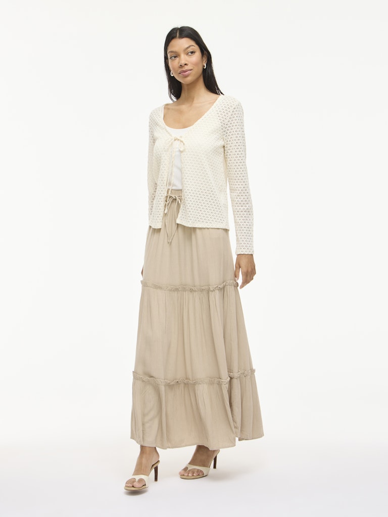 VIMESA HW MAXI SKIRT - Feather Gray