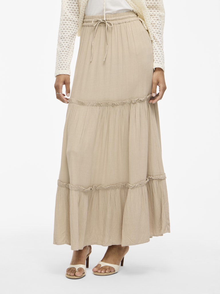 VIMESA HW MAXI SKIRT - Feather Gray