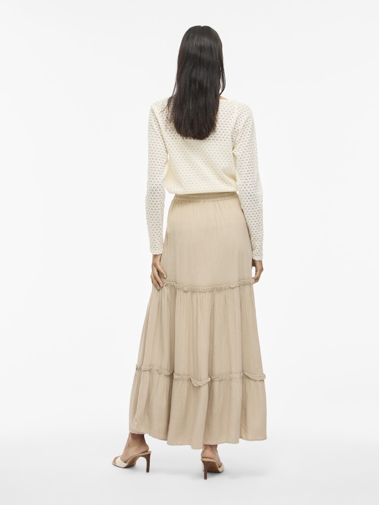VIMESA HW MAXI SKIRT - Feather Gray