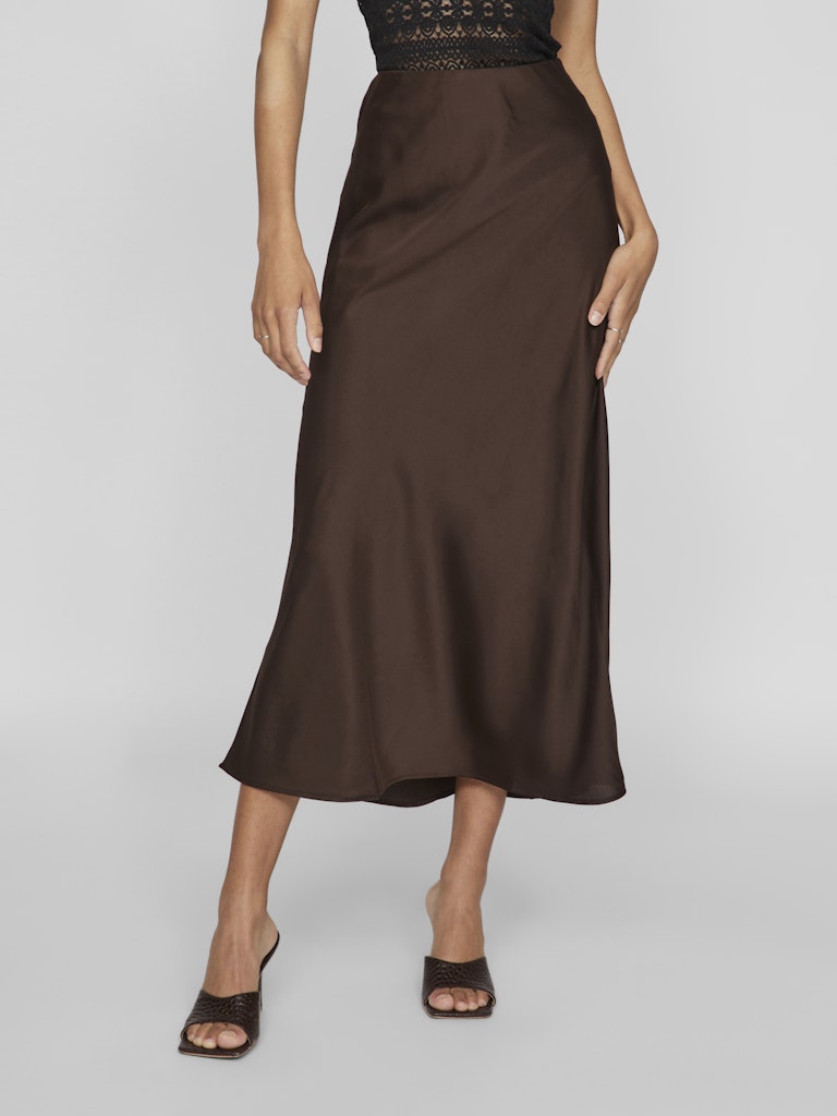 VIELLETTE HW MIDI SKIRT - Coffee Bean