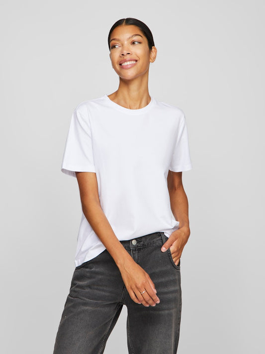 VINORA S/S T-SHIRT - Bright White
