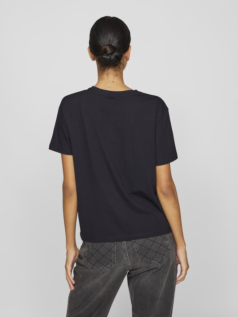 VINORA S/S T-SHIRT - Black Beauty