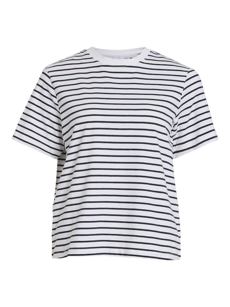 VINORA S/S YD T-SHIRT - Black/Bright White