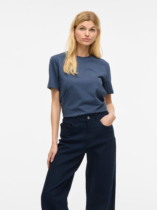 VINORA S/S T-SHIRT - Vintage Indigo