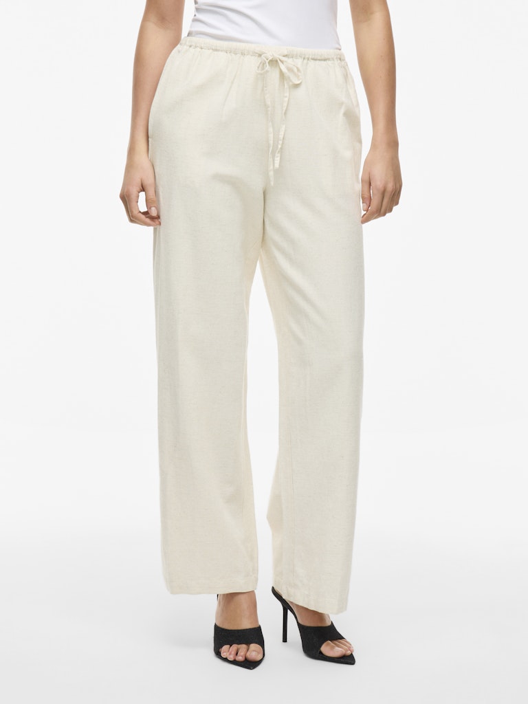 VIPRISILLA RW PANTS - Super Light Natural Melange