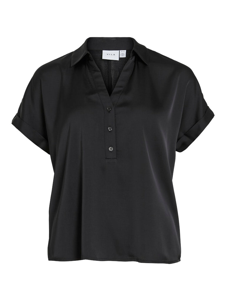 VIENNA RAVENNA S/S TOP - Black Beauty