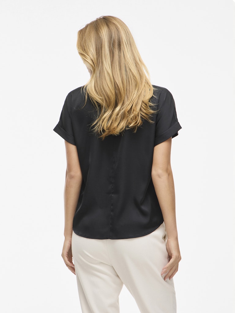 VIENNA RAVENNA S/S TOP - Black Beauty