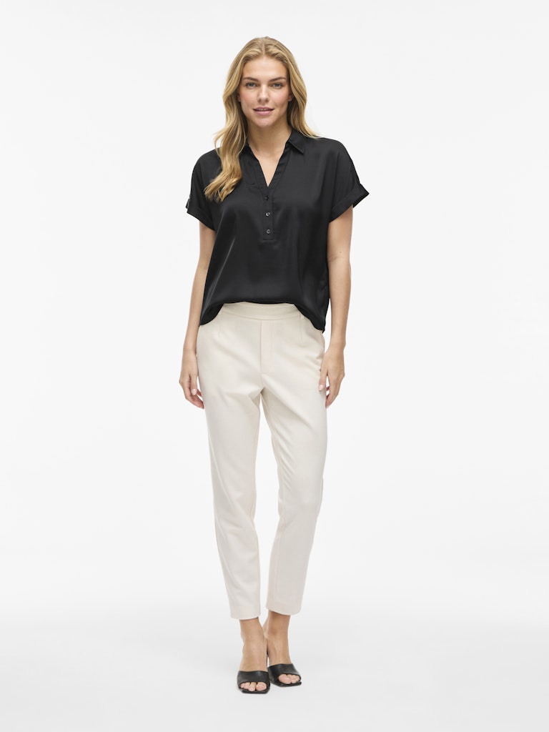 VIENNA RAVENNA S/S TOP - Black Beauty