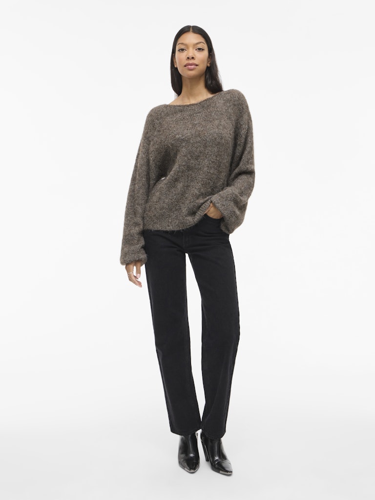VIMARLEY L/S KNIT PULLOVER - Falcon