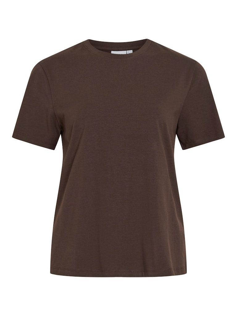 VINORA S/S T-SHIRT - Coffee Bean