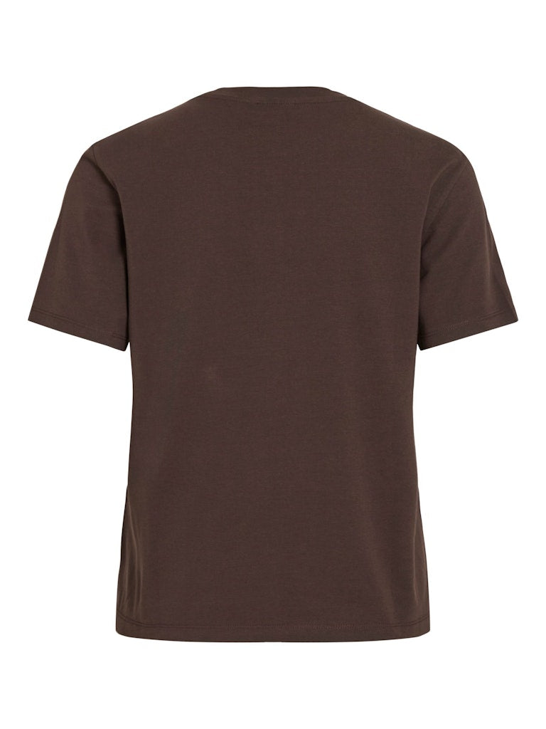 VINORA S/S T-SHIRT - Coffee Bean