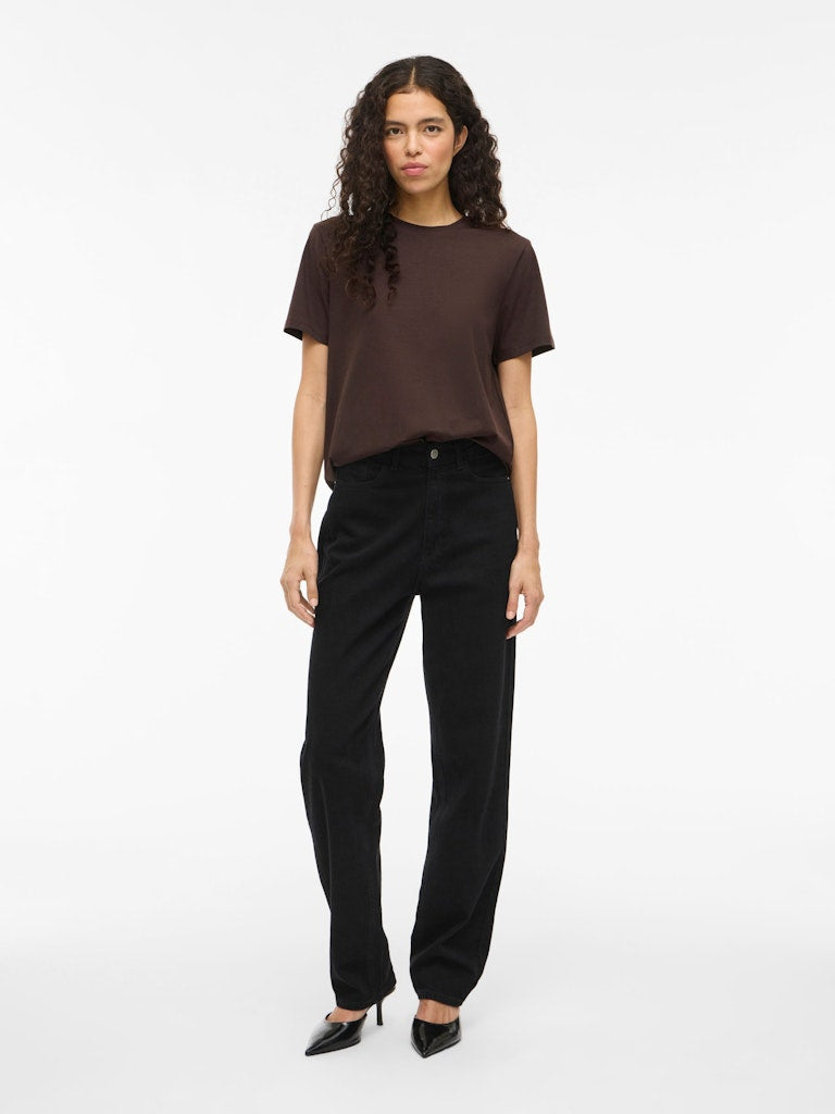 VINORA S/S T-SHIRT - Coffee Bean