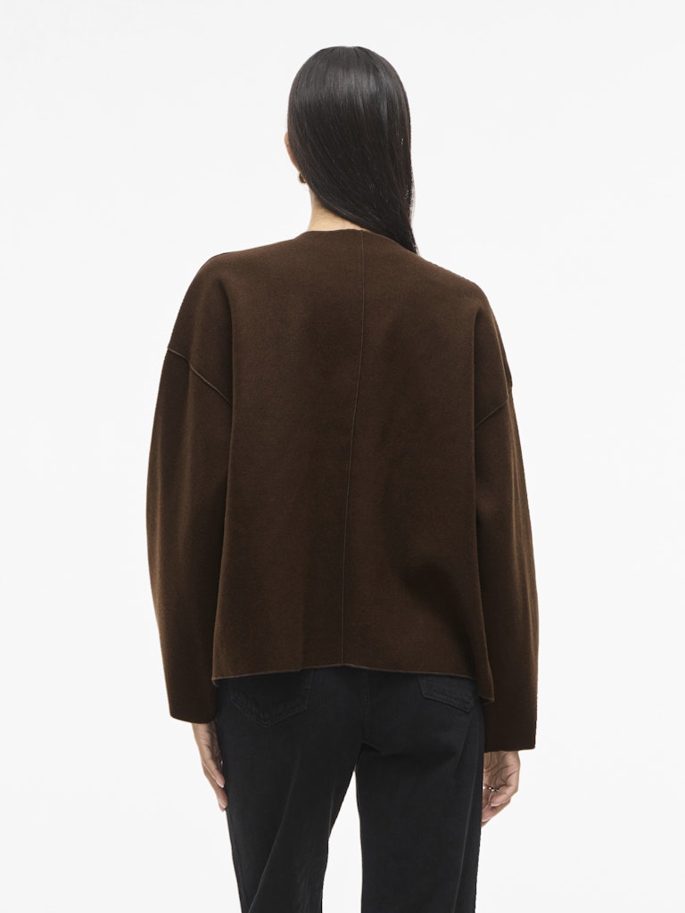 VIJUICE LOOSE L/S JACKET - Coffee Bean