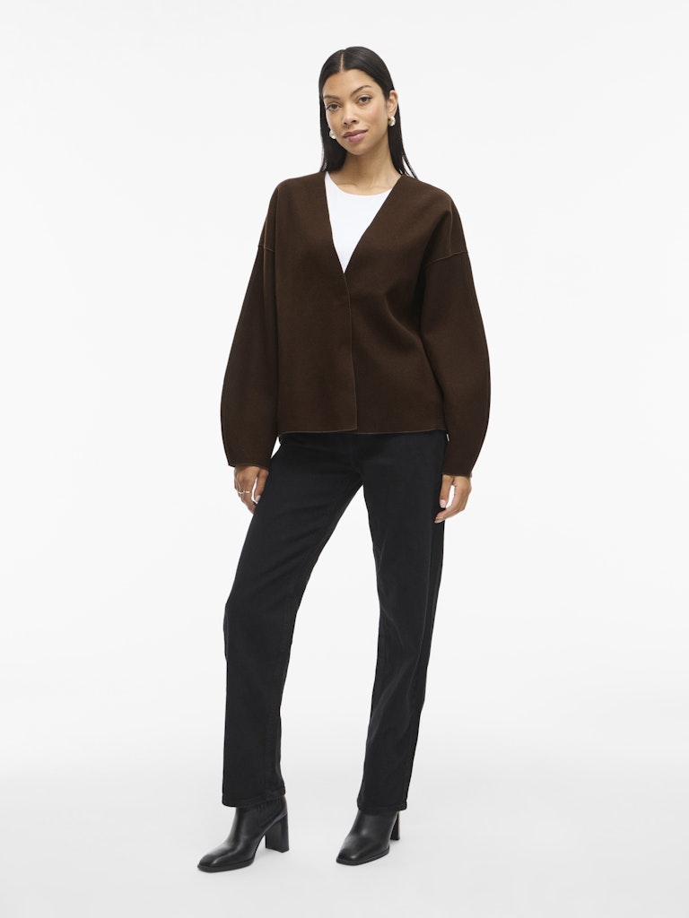 VIJUICE LOOSE L/S JACKET - Coffee Bean