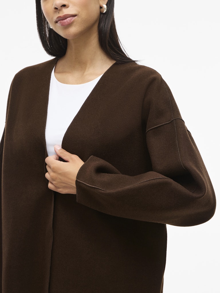 VIJUICE LOOSE L/S JACKET - Coffee Bean