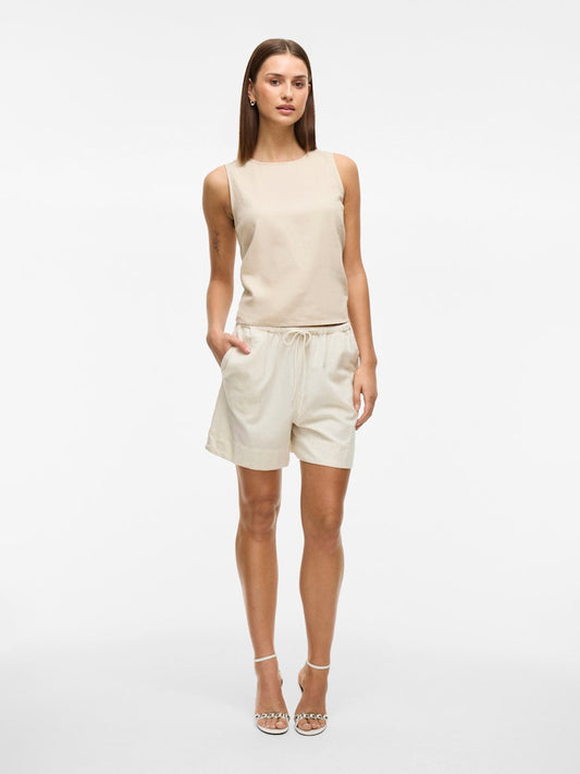 VIPRISILLA HW SHORTS - Super Light Natural Melange