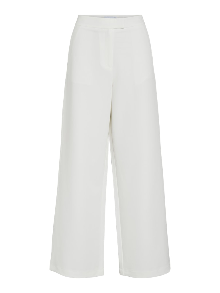 VIGERY WINNIE HW WIDE PANTS - Cloud Dancer