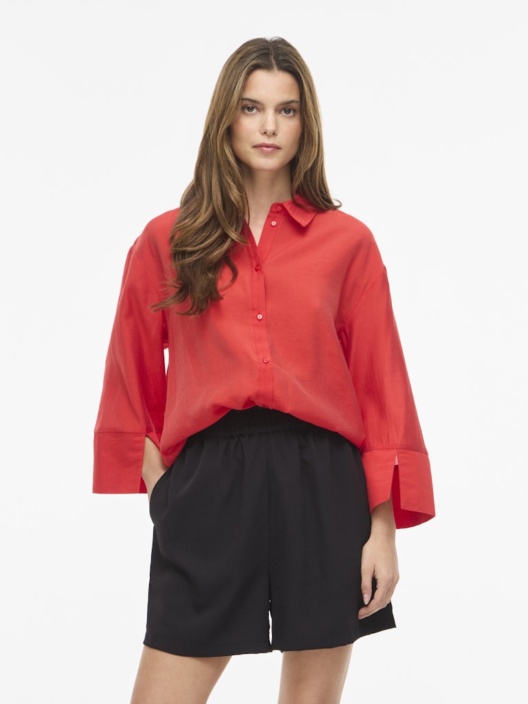 VIASPYN 3/4 SHIRT - Hibiscus
