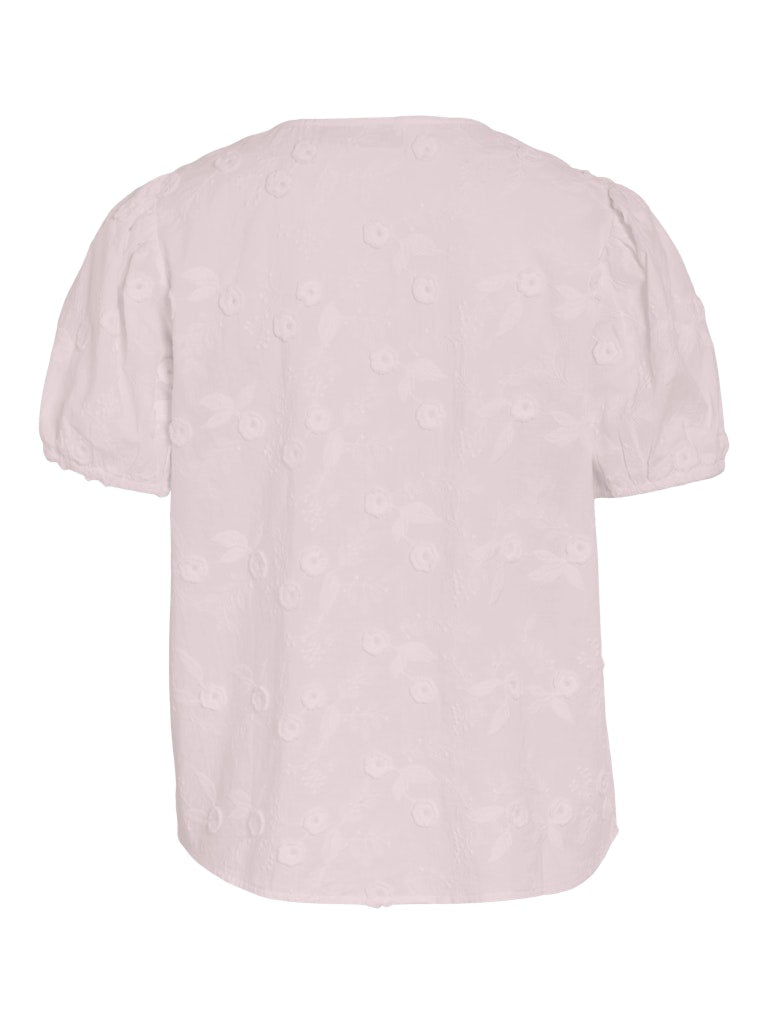 VISIMONE O-NECK S/S TOP - Cherry Blossom