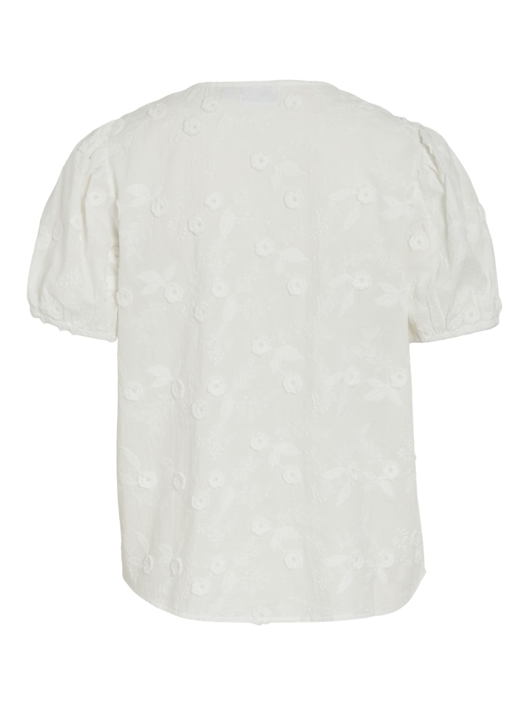 VISIMONE O-NECK S/S TOP - Snow White